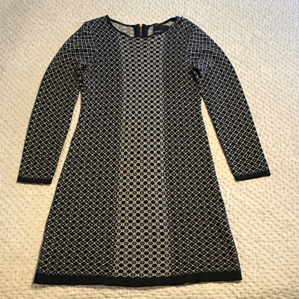 Cynthia Rowley Black and White Patterned Dress